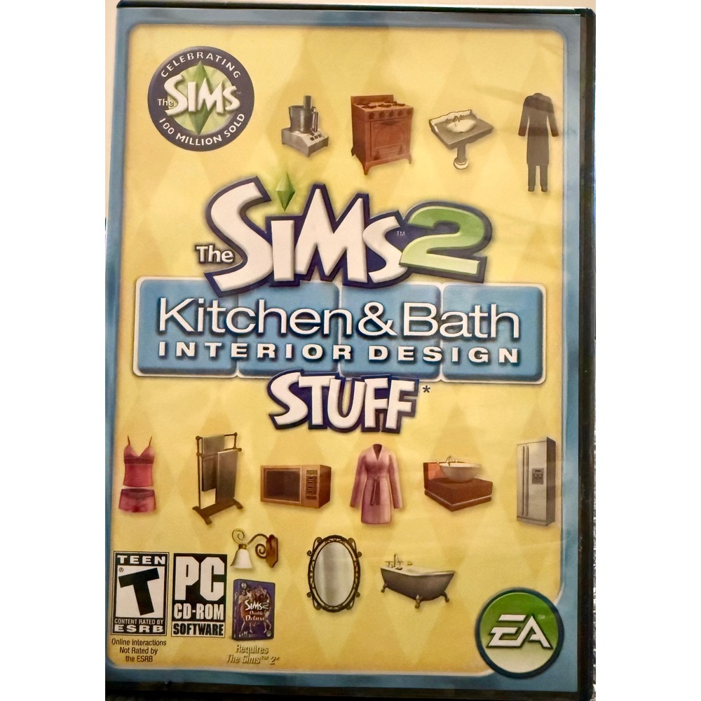 The Sims 2 Kitchen & Bath Interior Design Stuff PC Game Expansion